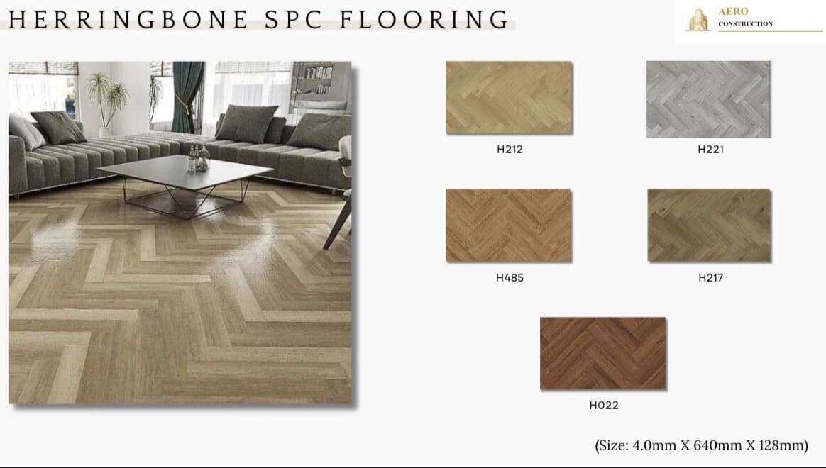 Waterproof SPC Flooring & Herringbone Series