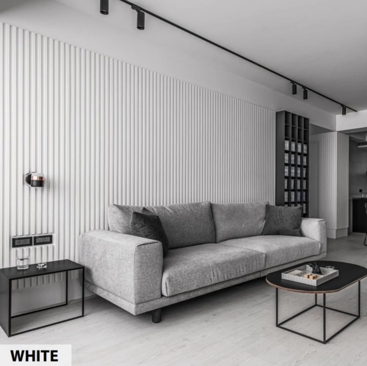 Fluted Panels White No.1